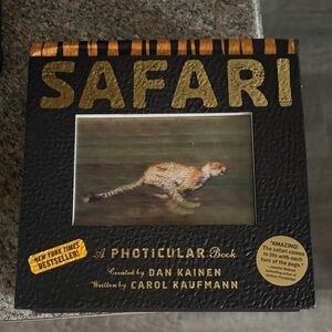 Safari Photicular Book - Black and Gold Cover